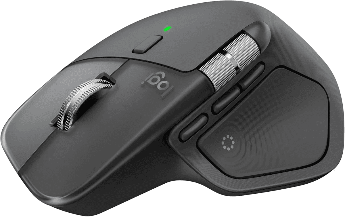 Good Refurbished Logitech MX Master 4 Wireless Mouse - Graphite