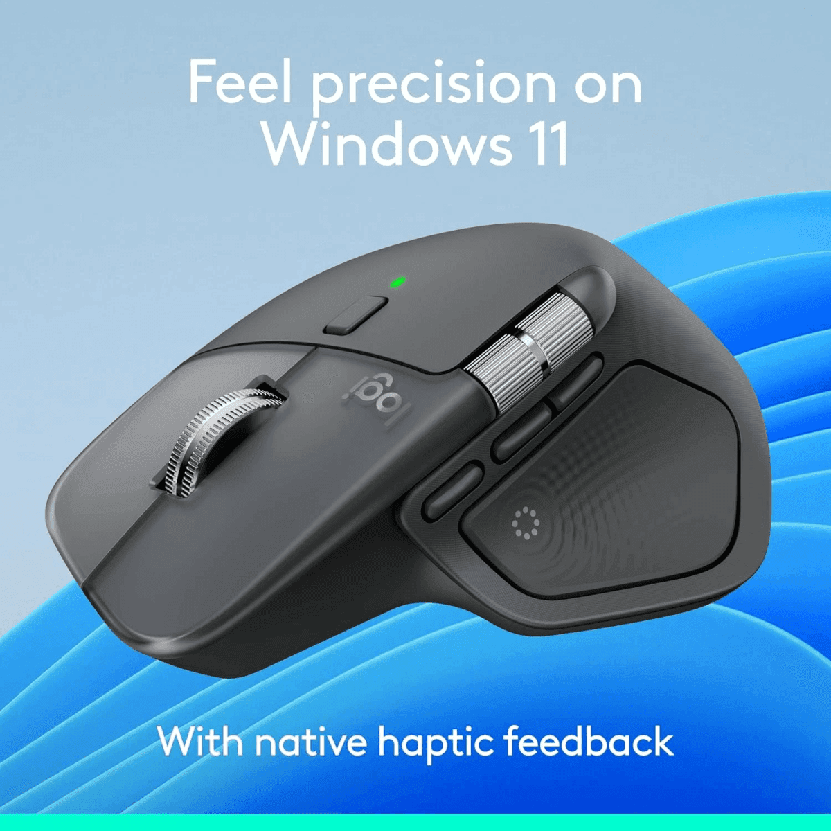 Good Refurbished Logitech MX Master 4 Wireless Mouse - Graphite image 3