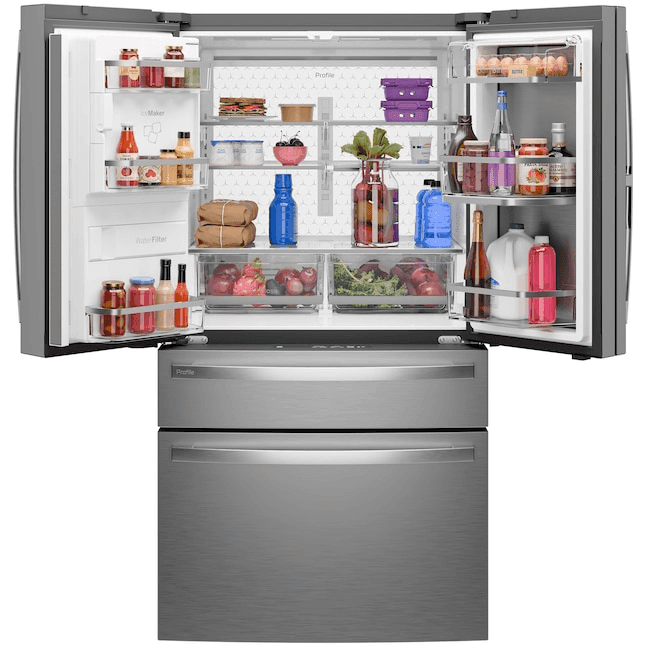 GE Profile 22.4-cu ft Counter-Depth French Door Refrigerator image 2
