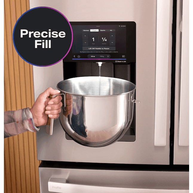 GE Profile 22.4-cu ft Counter-Depth French Door Refrigerator image 4