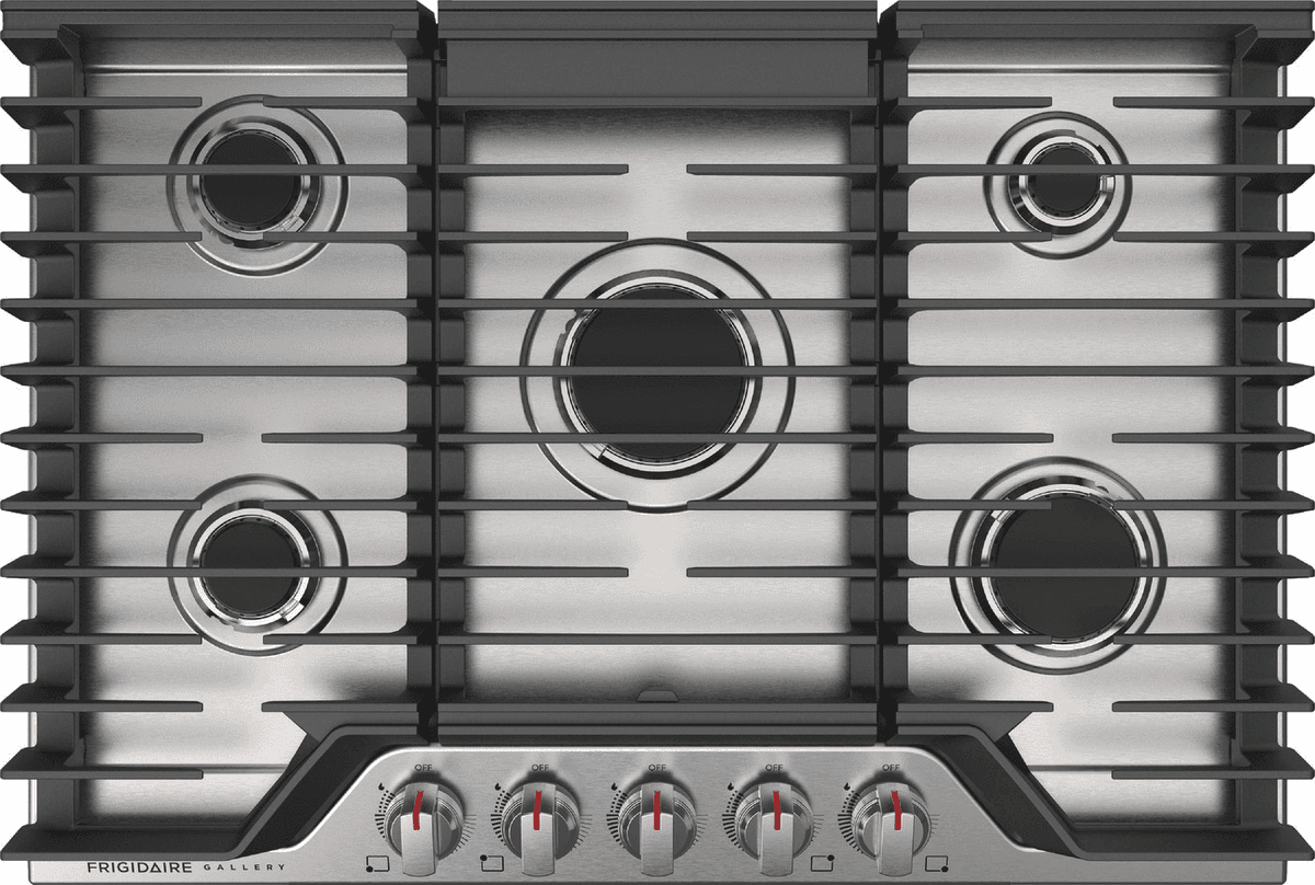 Frigidaire Gallery 30-in 5-Burner Stainless Steel Gas Cooktop image 2