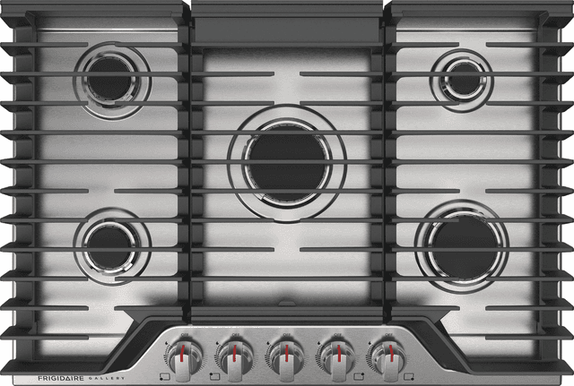Frigidaire Gallery 30-in 5-Burner Stainless Steel Gas Cooktop image 2