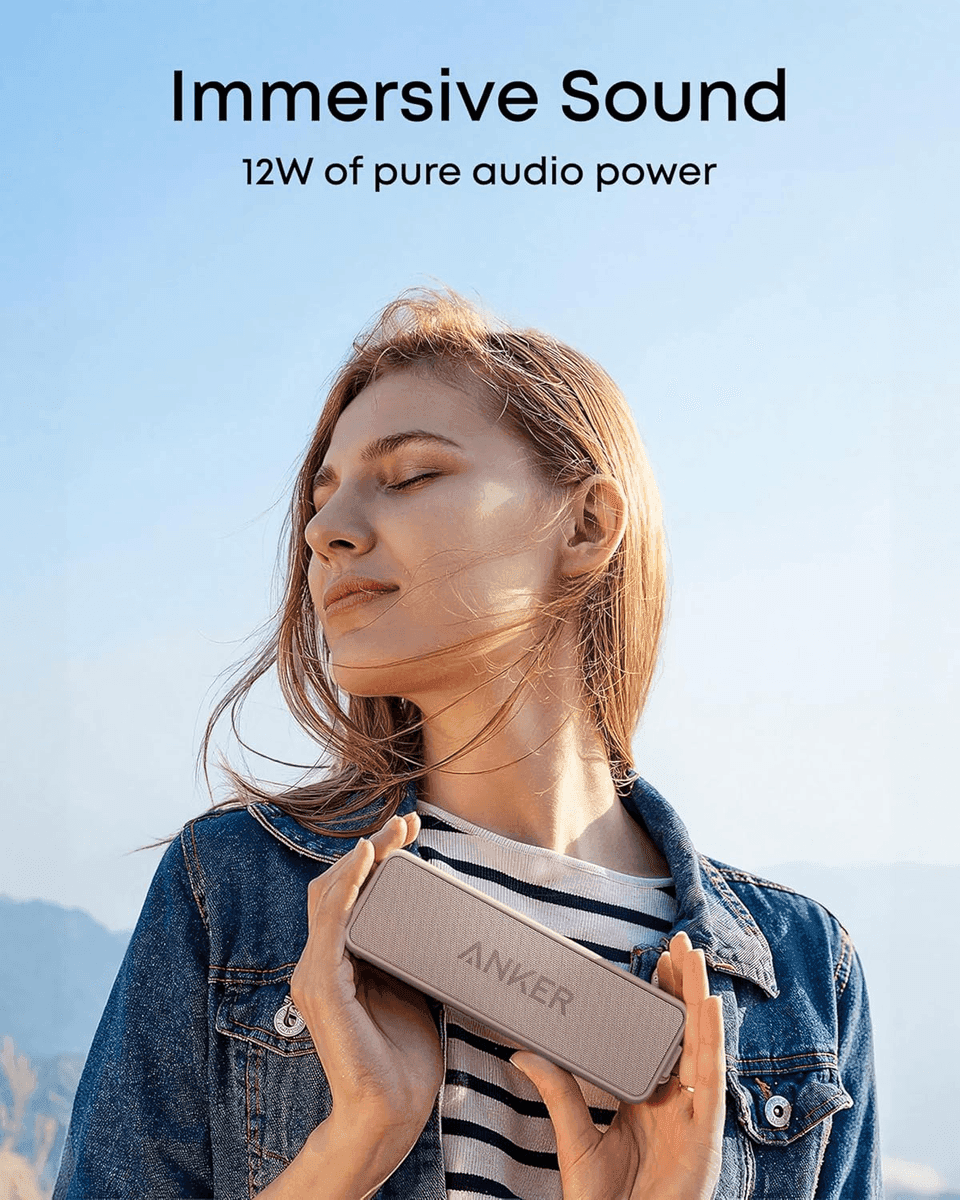 Anker Soundcore 2 Portable Bluetooth Speaker - Mocha Brown image 4