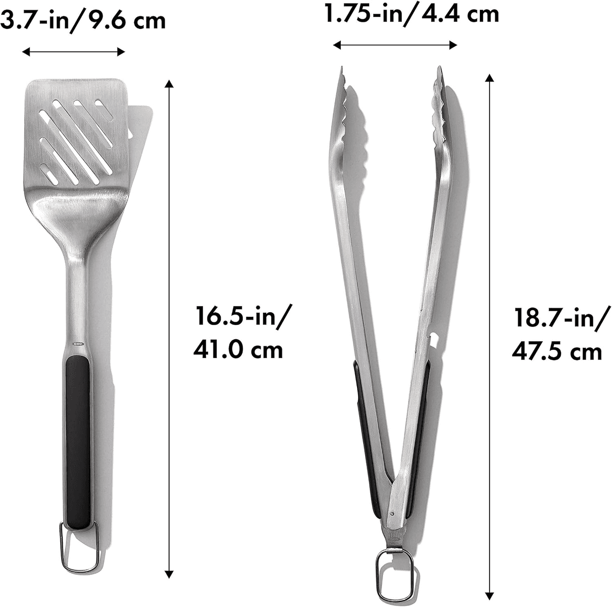 OXO Outdoor Grilling Turner and Tongs Set image 2
