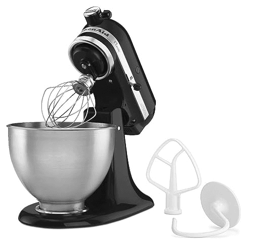 KitchenAid Classic Series 4.5-Quart Tilt-Head Stand Mixer, Onyx Black image 3