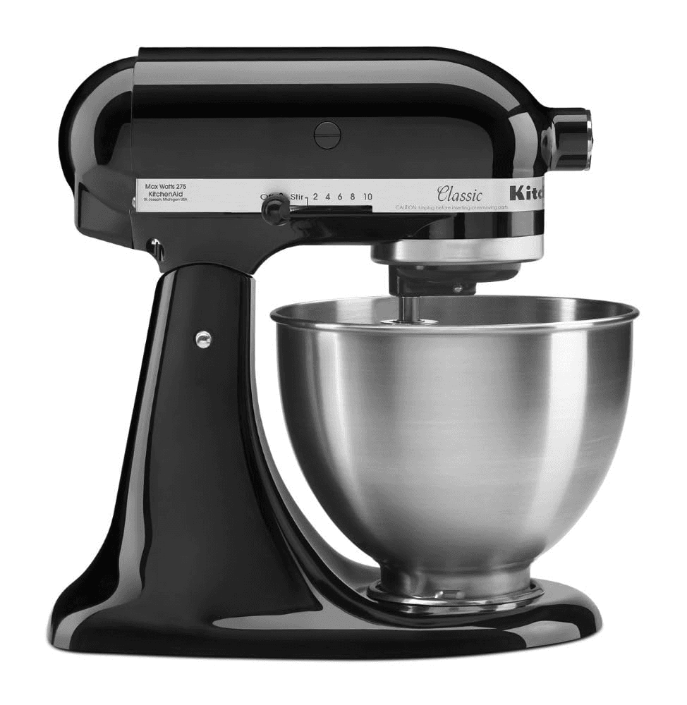 KitchenAid Classic Series 4.5-Quart Tilt-Head Stand Mixer, Onyx Black