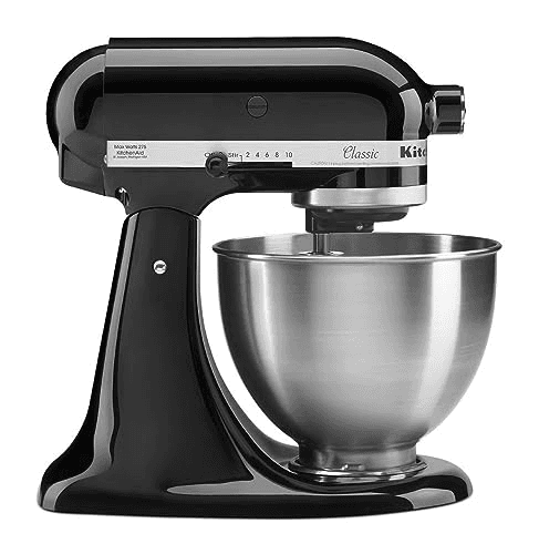 KitchenAid Classic Series 4.5-Quart Tilt-Head Stand Mixer, Onyx Black image 2