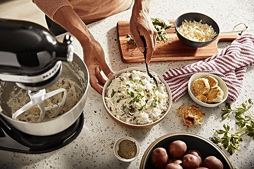 KitchenAid Classic Series 4.5-Quart Tilt-Head Stand Mixer, Onyx Black image 5