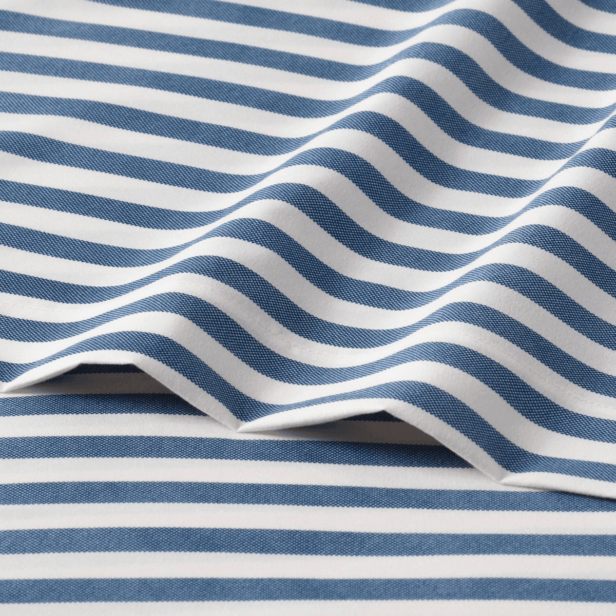 Room Essentials Queen Microfiber Sheet Set - Blue Stripe image 3