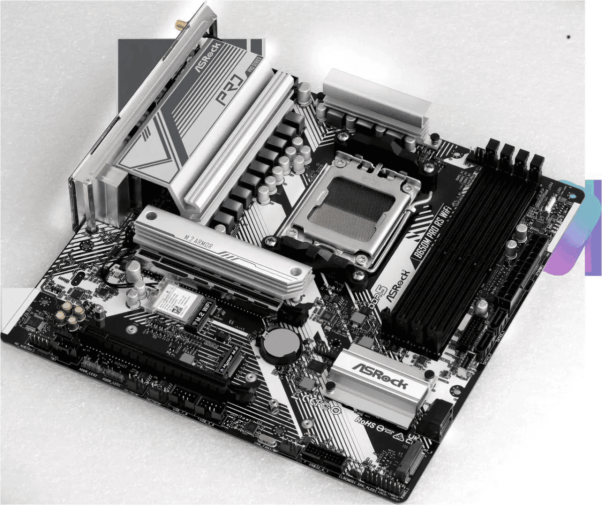 ASRock B650M Pro RS WiFi AM5 Micro ATX Motherboard