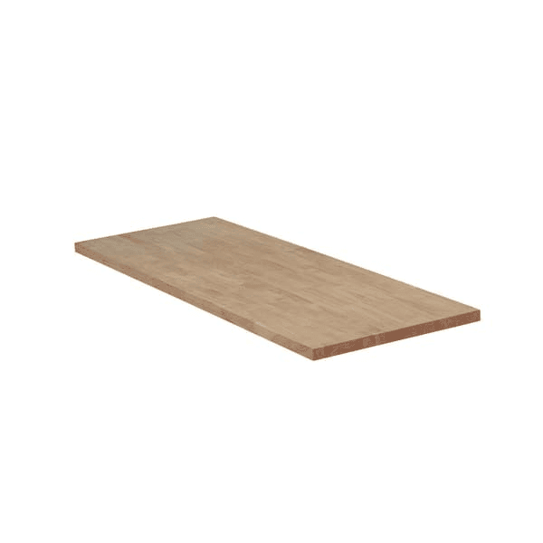 Hampton Bay 8 ft. Unfinished Hevea Butcher Block Countertop