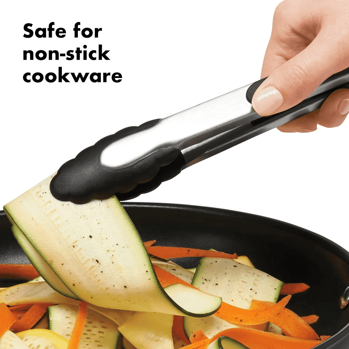 OXO Good Grips 9-Inch Locking Tongs with Nylon Heads image 4