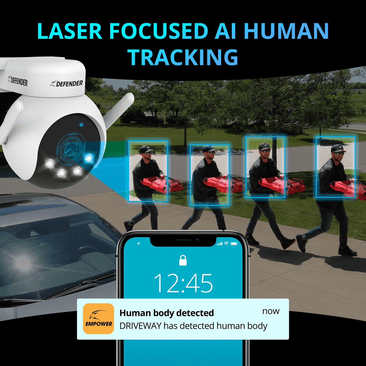 Defender Everwatch AI 4K PTZ Wi-Fi Security Camera image 2