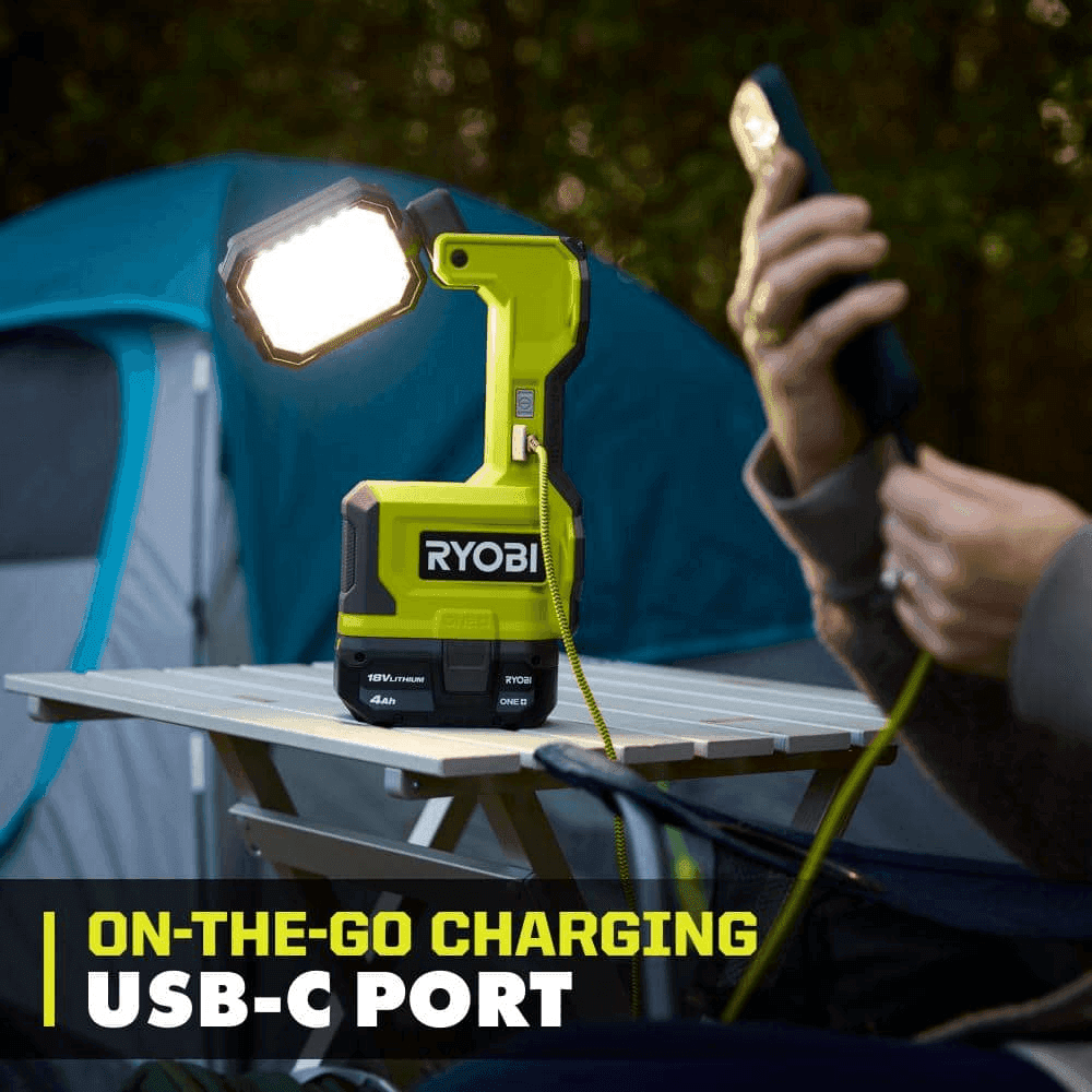 RYOBI ONE+ 18V Hybrid LED Magnetic Task Light Battery Kit image 5
