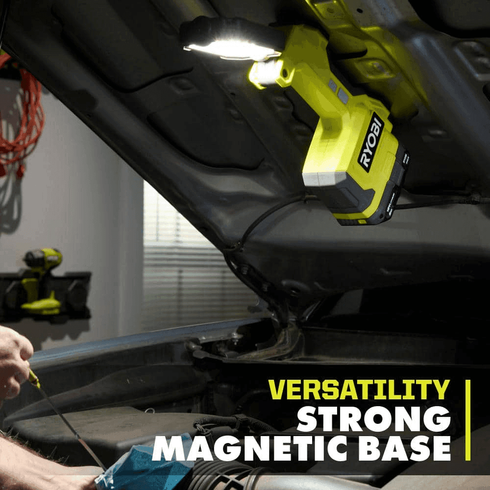 RYOBI ONE+ 18V Hybrid LED Magnetic Task Light Battery Kit image 4
