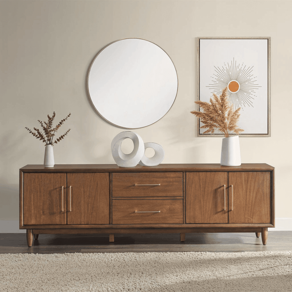 Bayside Furnishings Puerta Del Sol 79-inch TV Console