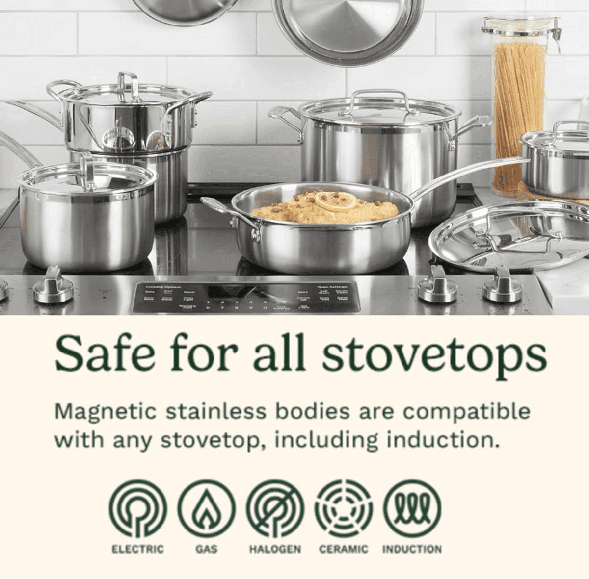 Cuisinart MultiClad Pro 12-Piece Stainless Steel Cookware Set image 4