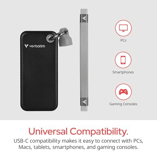 Verbatim Pocket 1TB Portable External SSD image 5