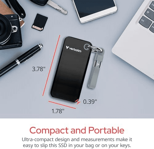 Verbatim Pocket 1TB Portable External SSD image 2