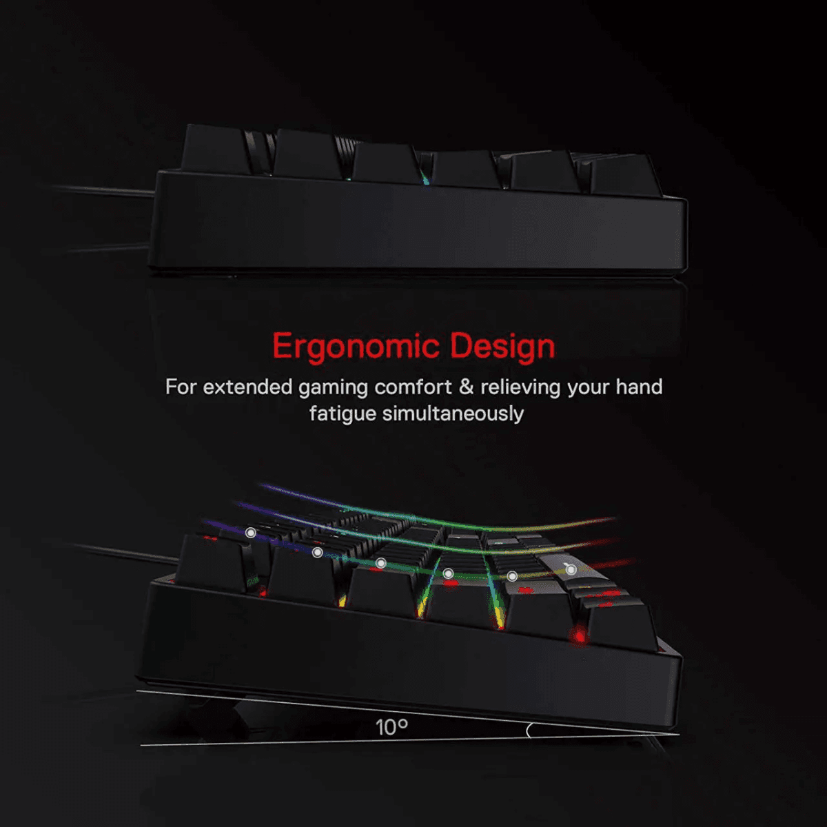 Redragon K582 SURARA RGB Mechanical Gaming Keyboard image 3
