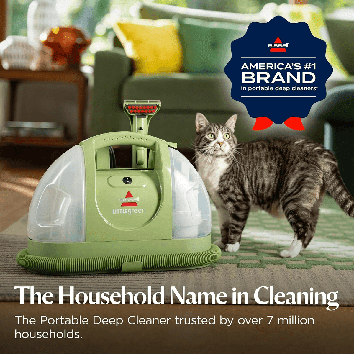 BISSELL Little Green Portable Carpet Cleaner 1400B image 2