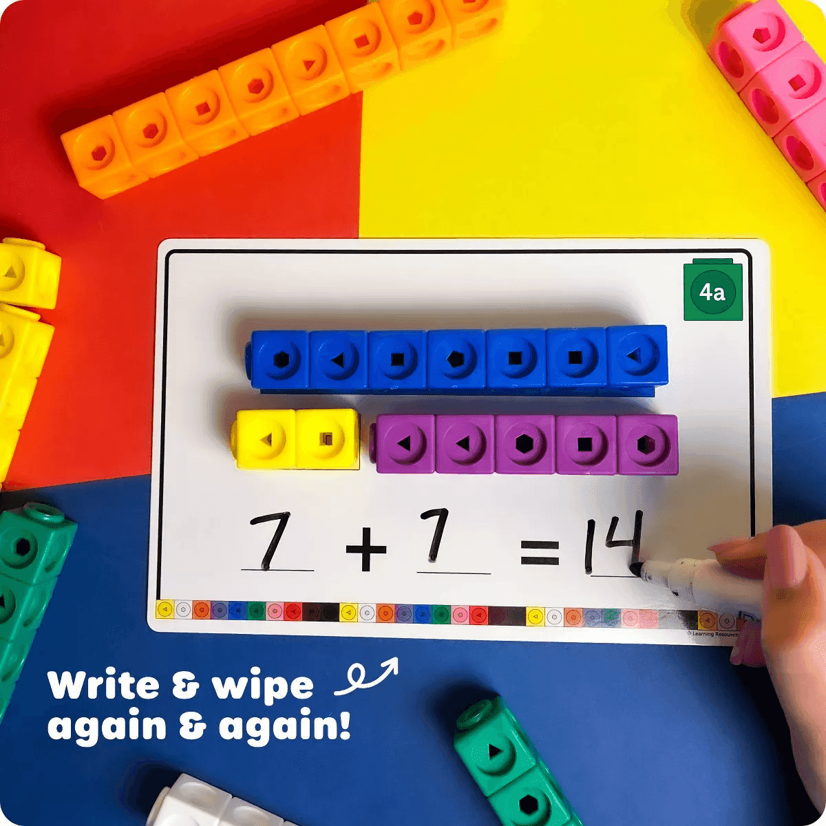 Learning Resources MathLink Cubes Early Math Activity Set - 115pc image 5