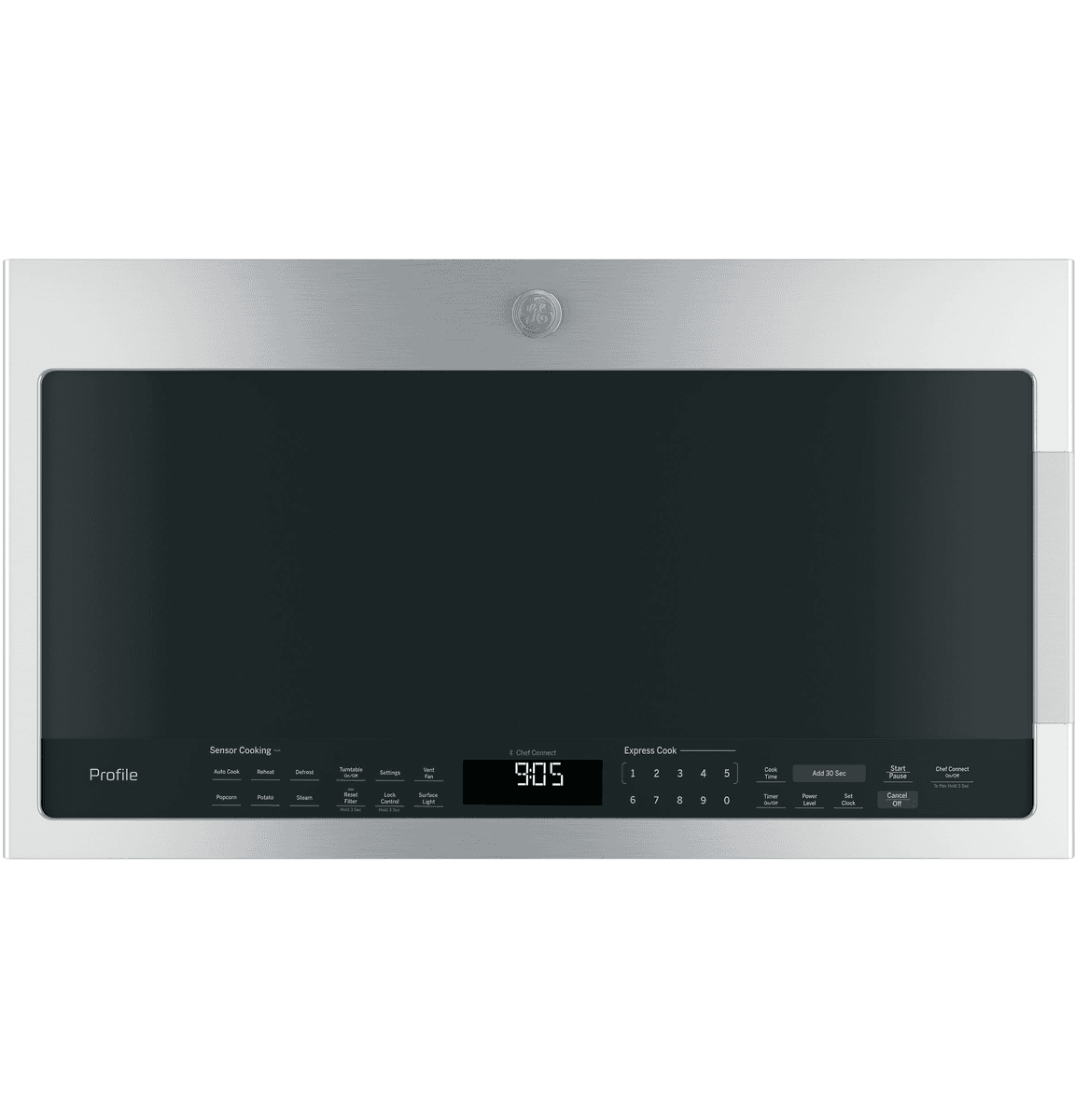 GE Profile 2.1-cu ft Over-the-Range Microwave - Stainless Steel