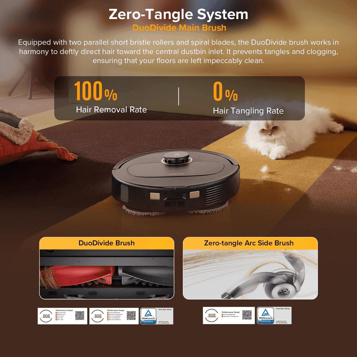 roborock Qrevo S5V Robot Vacuum and Mop with Multifunction Dock image 5