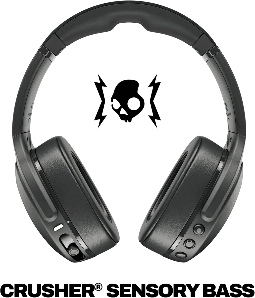 Skullcandy Crusher Evo Wireless Bass Headphones - True Black image 2