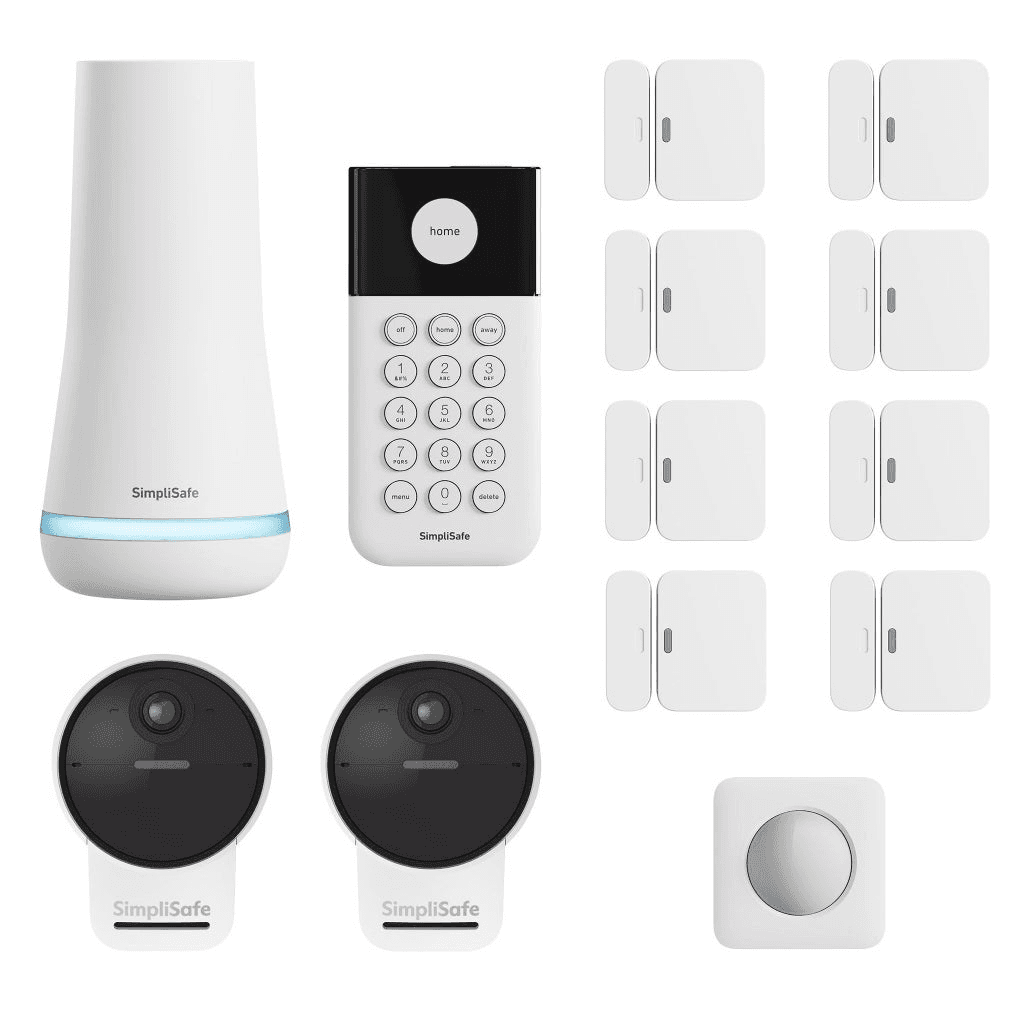SimpliSafe 13-Piece Security System with 2 Outdoor Cameras