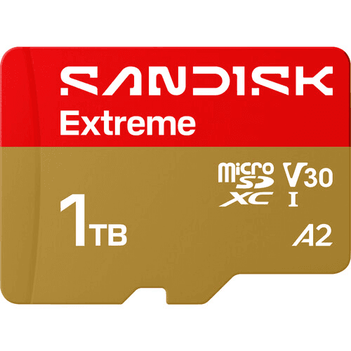 SanDisk 1TB Extreme UHS-I microSDXC Memory Card