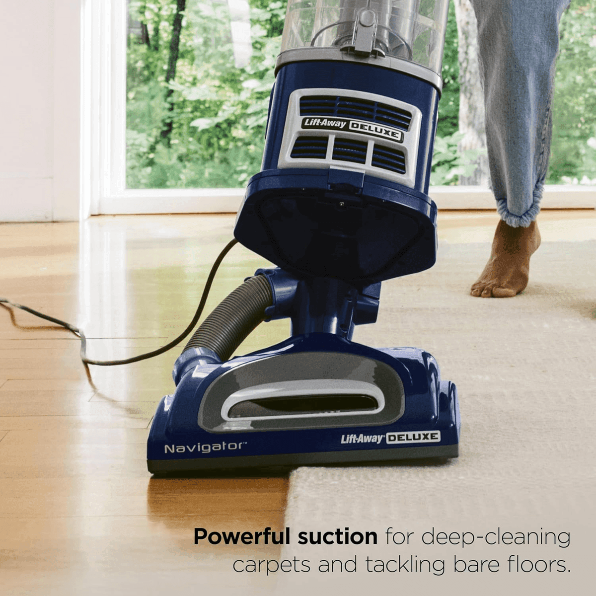 Shark Navigator Lift-Away Deluxe Upright Vacuum NV360 - Navy image 2