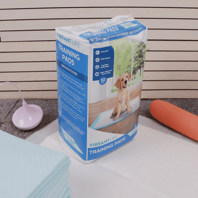 Vibrant Life Large 5-Layer Pet Training Pads, 22 in x 22 in, 50 Count image 3