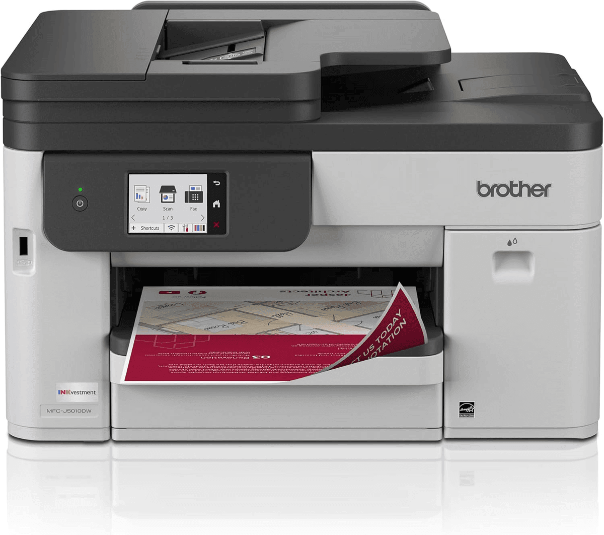 Brother INKvestment 5010 Wireless Color All-in-One Printer MFC-J5010DW