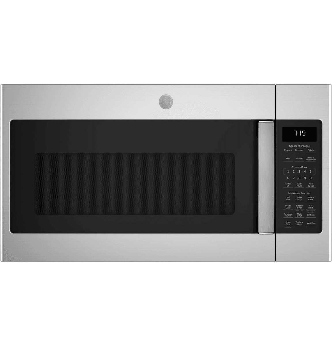 GE 1.9-cu ft Over-the-Range Sensor Microwave - Stainless Steel