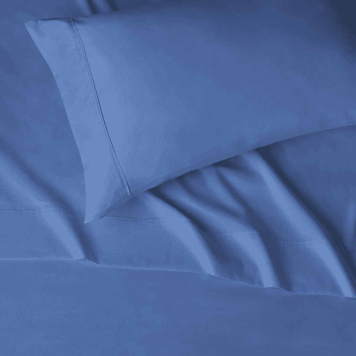 Amazon Basics Twin Microfiber 3-Piece Sheet Set - Dutch Blue image 3