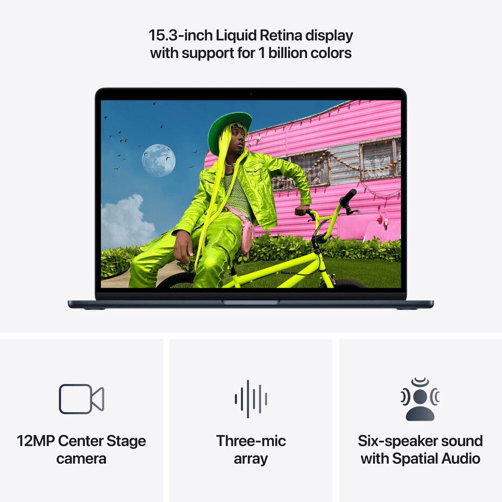 Apple 15-Inch MacBook Air with M5, 24GB RAM and 512GB SSD (Midnight) image 4