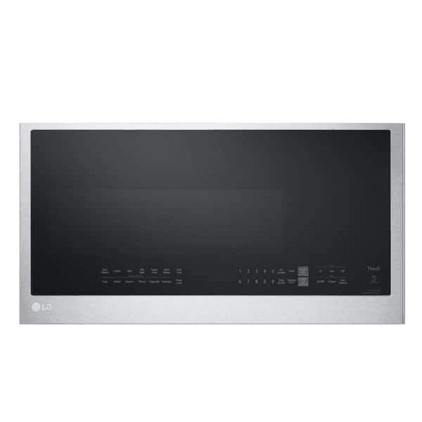 LG Smart 30 in. 2.0 cu. ft. Over-the-Range Microwave - PrintProof Stainless Steel
