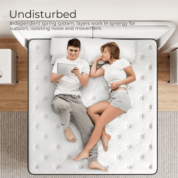 Sweetnight 14 in. Medium Hybrid California King Mattress image 5