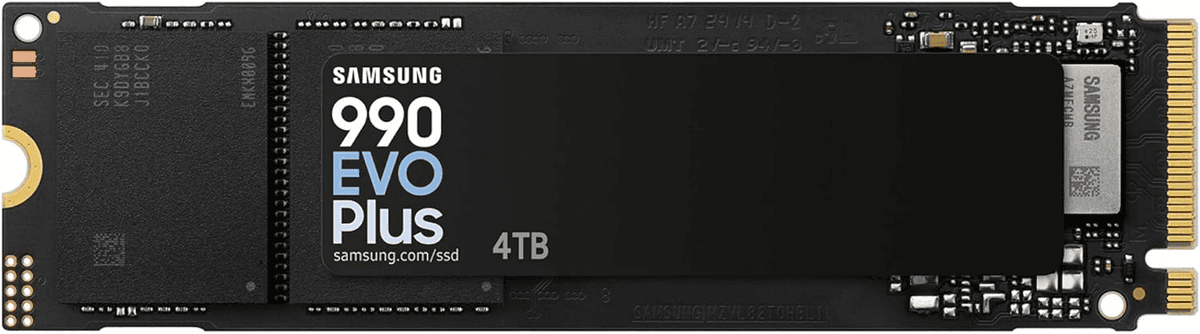 Samsung 990 EVO Plus 4TB PCIe NVMe Internal SSD