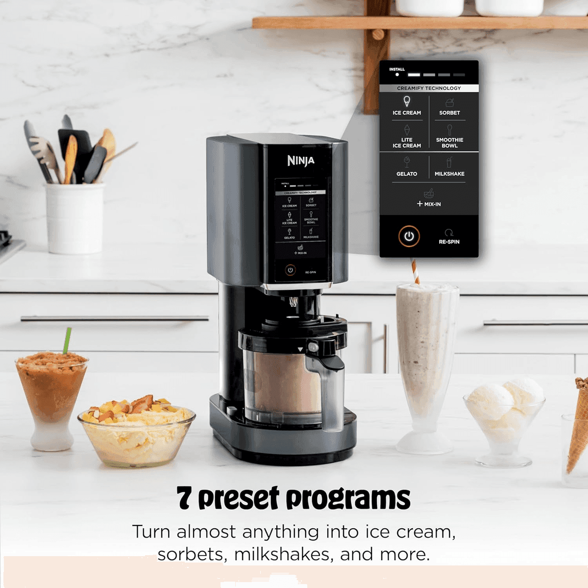 Ninja CREAMi NC299AMZ 7-in-1 Ice Cream Maker image 2