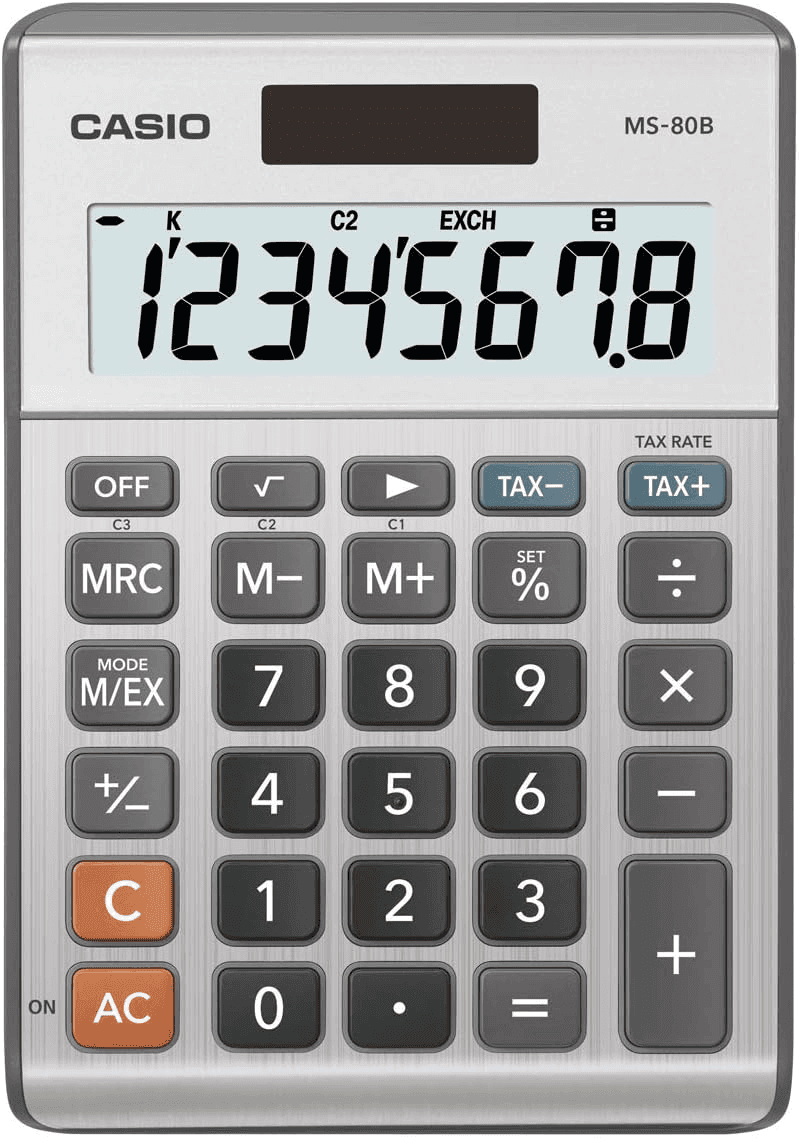 Casio MS-80B Desktop Calculator image 2