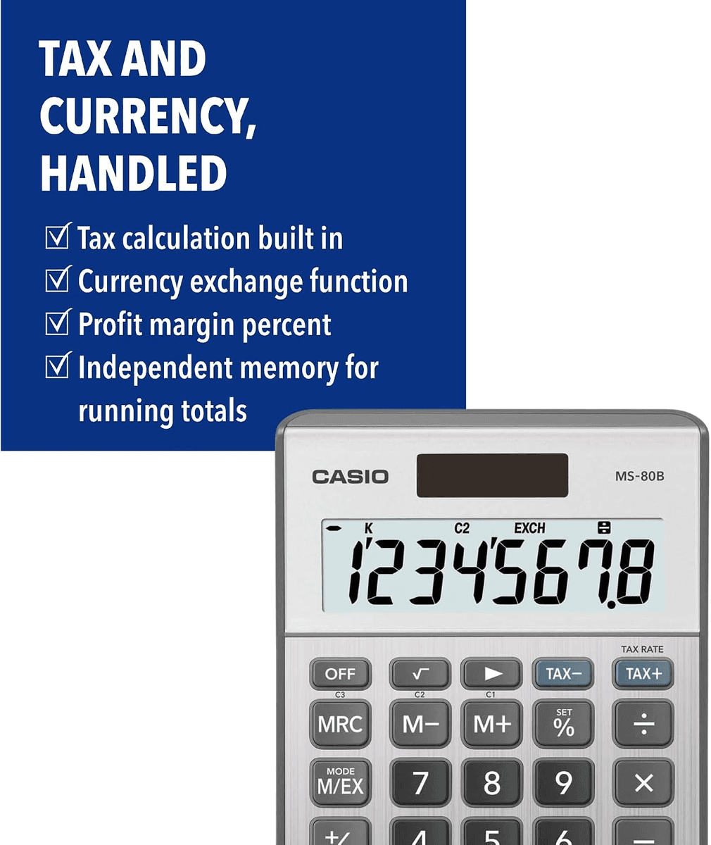 Casio MS-80B Desktop Calculator image 4