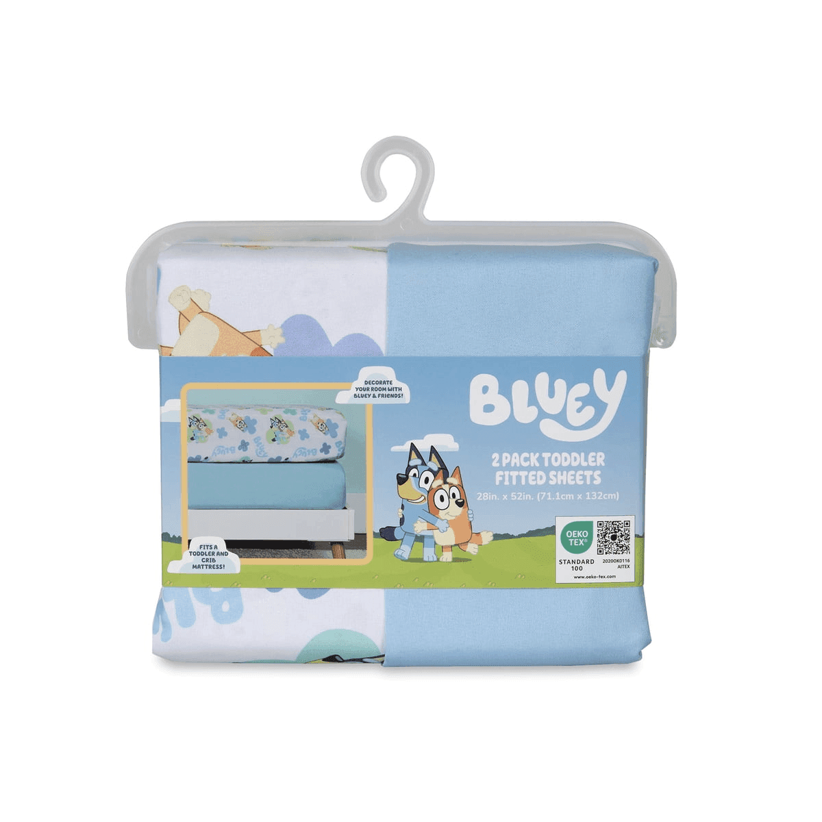 Bluey Toddler Fitted Sheet Set - 2 Pack image 2