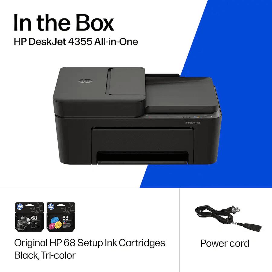 HP DeskJet 4355 Wireless All-in-One Printer image 4