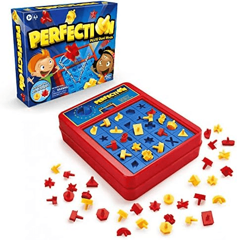 Hasbro Gaming Perfection Plus 2-Player Duel Mode Game image 2