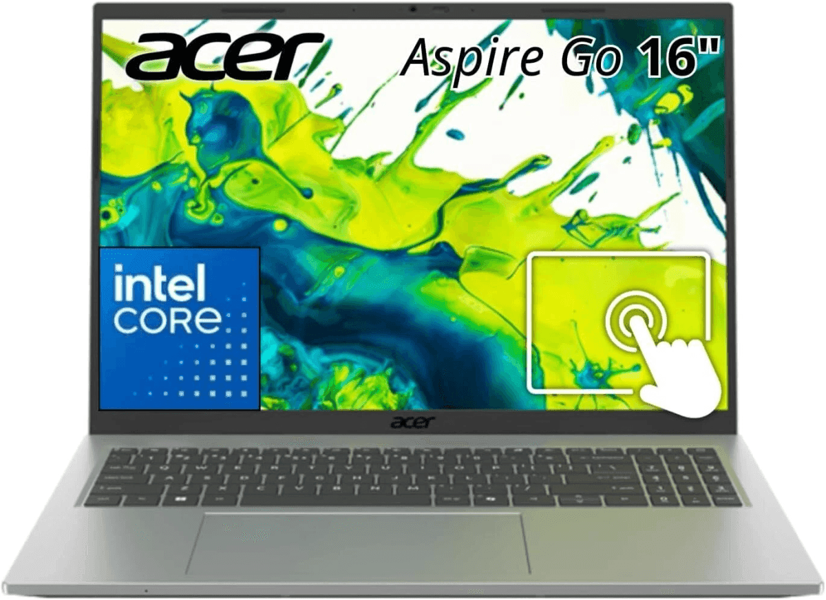 Acer Aspire Go 16 WUXGA 120Hz Core 5 Laptop, 16GB/512GB
