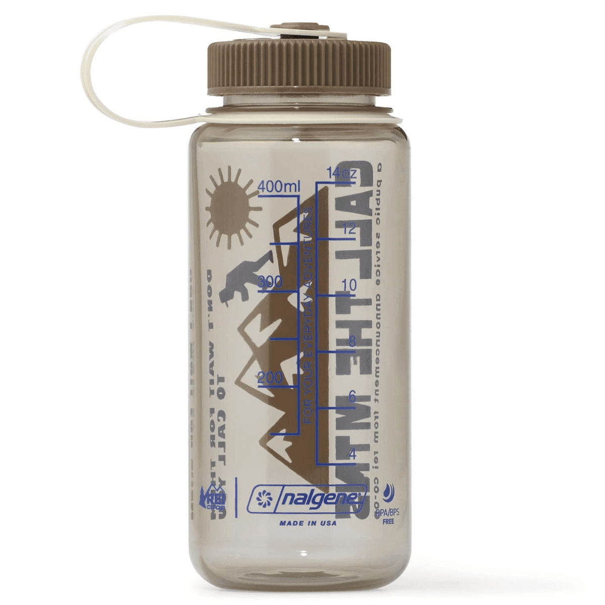 REI Co-op Nalgene Sustain 16 oz Water Bottle, Cotton/Mountains image 2