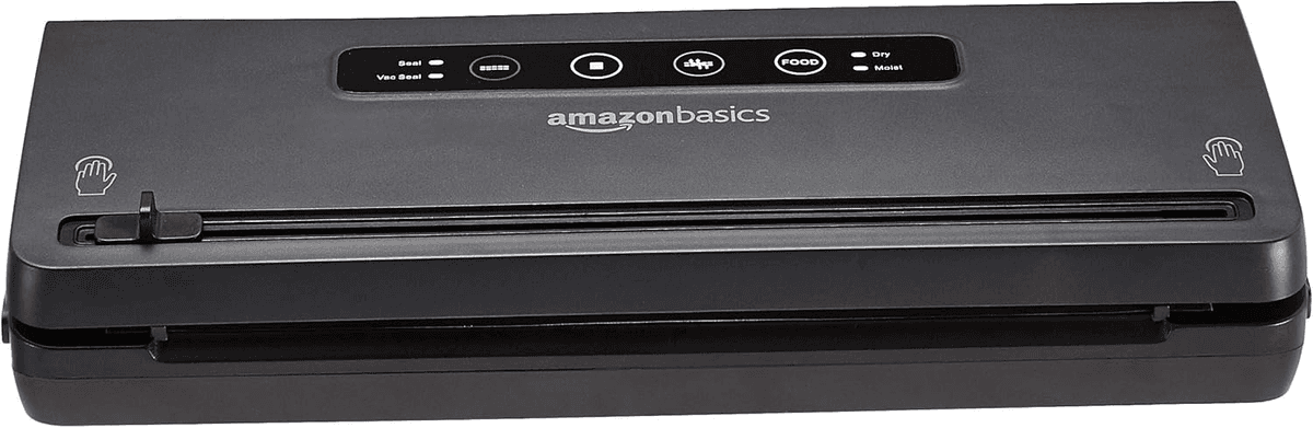 Amazon Basics Vacuum Sealer Machine with Built-In Cutter - Black image 2