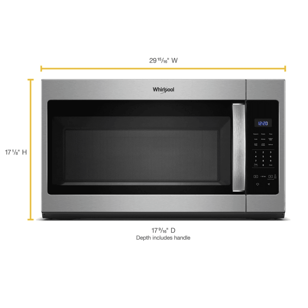 Whirlpool 1.7-cu ft Over-the-Range Microwave image 3
